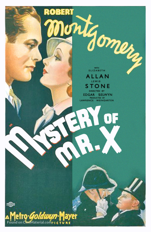 The Mystery of Mr. X - Movie Poster