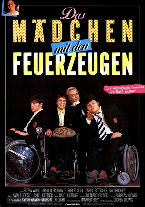 Das M&auml;dchen mit den Feuerzeugen - German Movie Poster