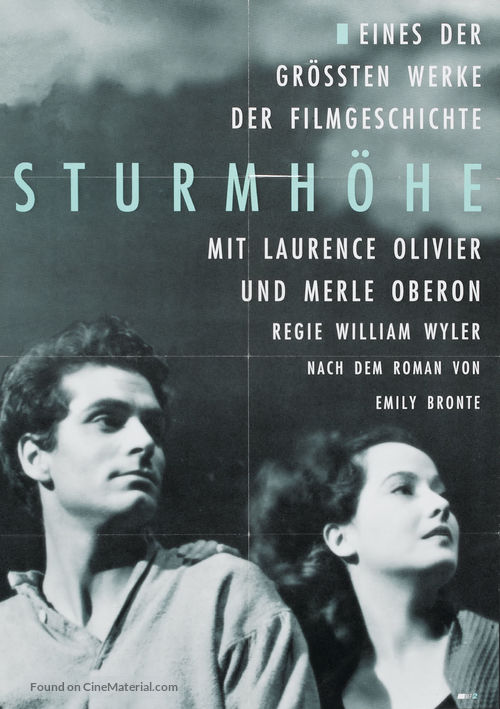 Wuthering Heights - German Re-release movie poster