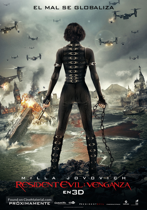Resident Evil: Retribution - Spanish Movie Poster