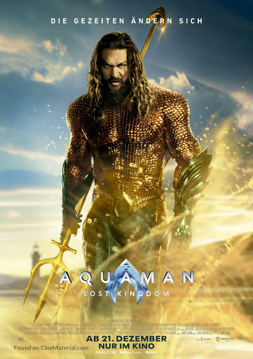 Aquaman and the Lost Kingdom - German Movie Poster