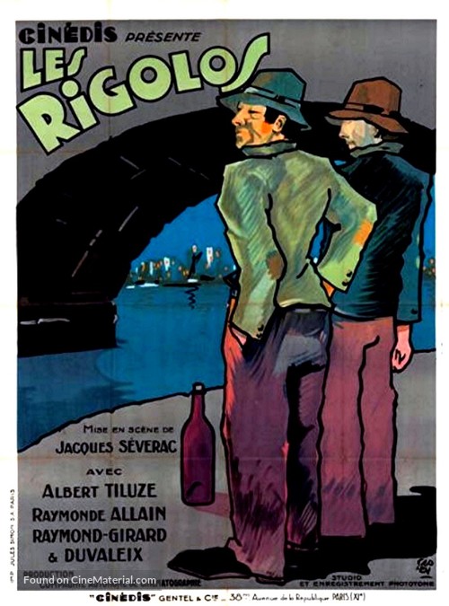 Les rigolos - French Movie Poster