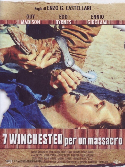 Sette winchester per un massacro - Italian DVD movie cover