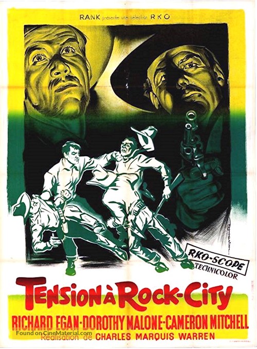Tension at Table Rock - French Movie Poster