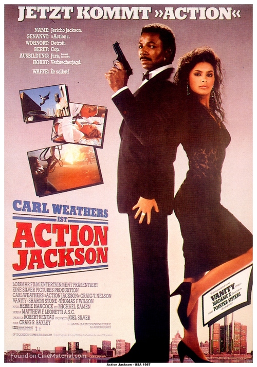 Action Jackson - German Movie Poster