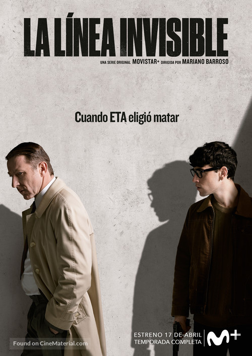 &quot;La l&iacute;nea invisible&quot; - Spanish Movie Poster