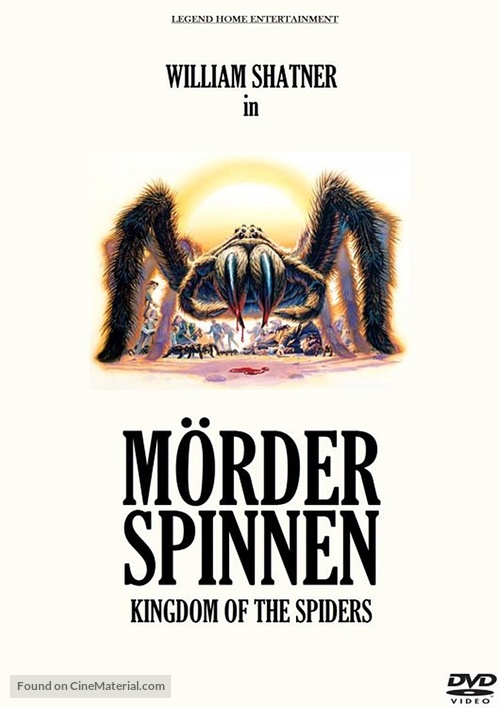 Kingdom of the Spiders - German DVD movie cover