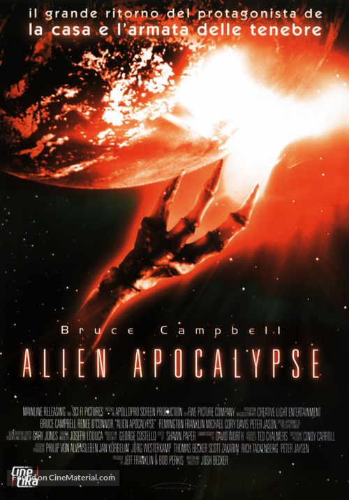 Alien Apocalypse - Italian DVD movie cover