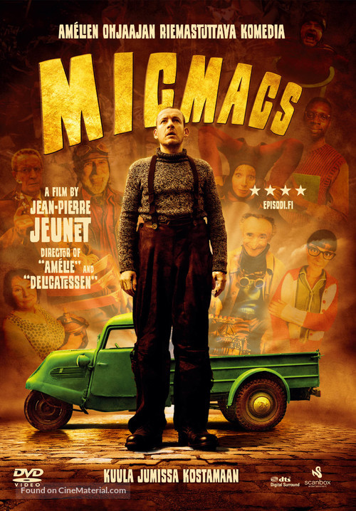 Micmacs &agrave; tire-larigot - Finnish DVD movie cover