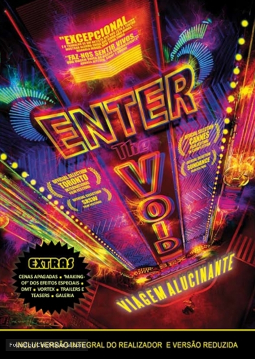 Enter the Void - Portuguese DVD movie cover