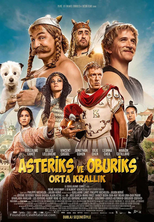 Ast&eacute;rix &amp; Ob&eacute;lix: L&#039;Empire du Milieu - Turkish Movie Poster