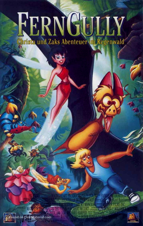 FernGully: The Last Rainforest - German VHS movie cover
