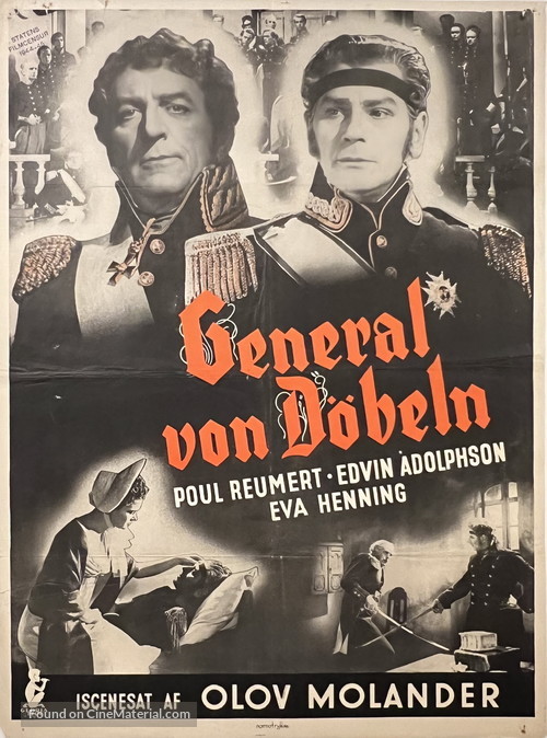 General von D&ouml;beln - Danish Movie Poster