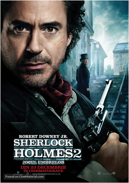 Sherlock Holmes: A Game of Shadows - Romanian Movie Poster
