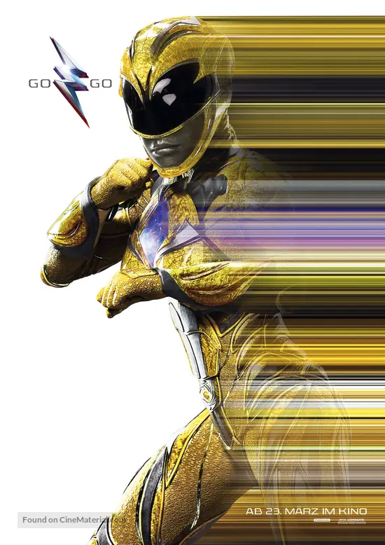 Power Rangers (2017) German movie poster