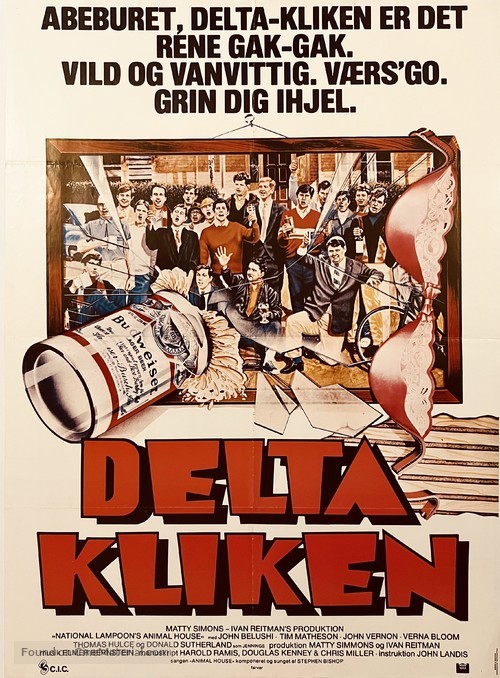 Animal House - Danish Movie Poster