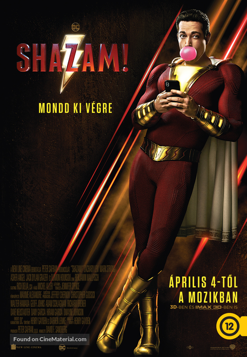 Shazam! - Hungarian Movie Poster
