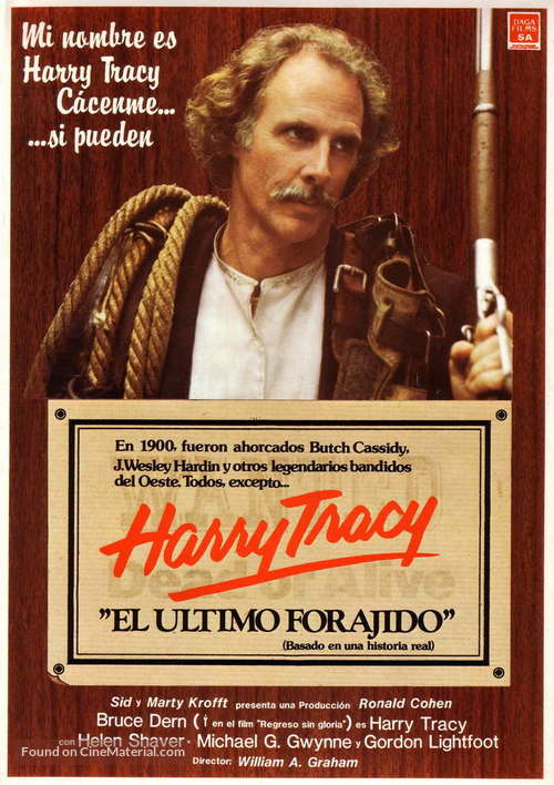 Harry Tracy, Desperado - Spanish Movie Poster