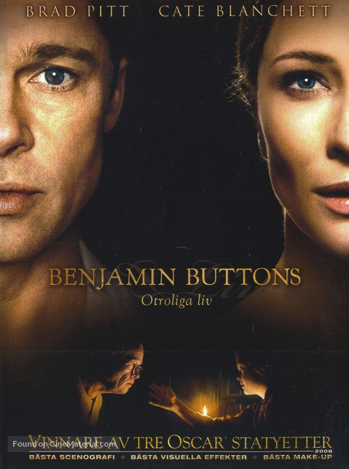 The Curious Case of Benjamin Button - Swedish Movie Cover