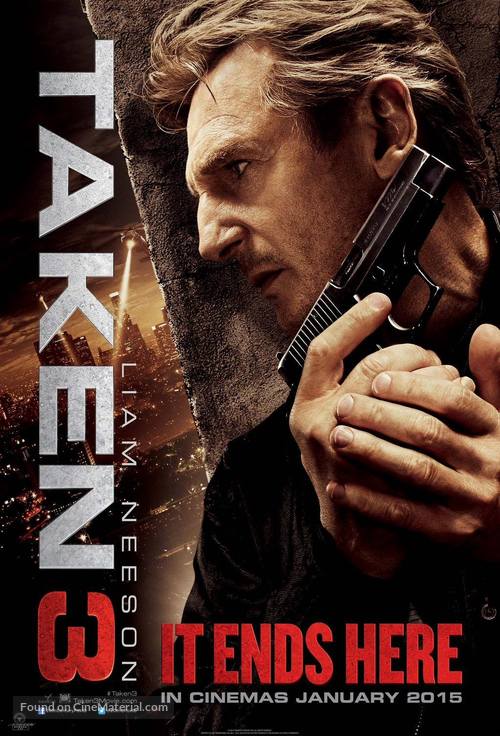 Taken 3 - Indonesian Movie Poster