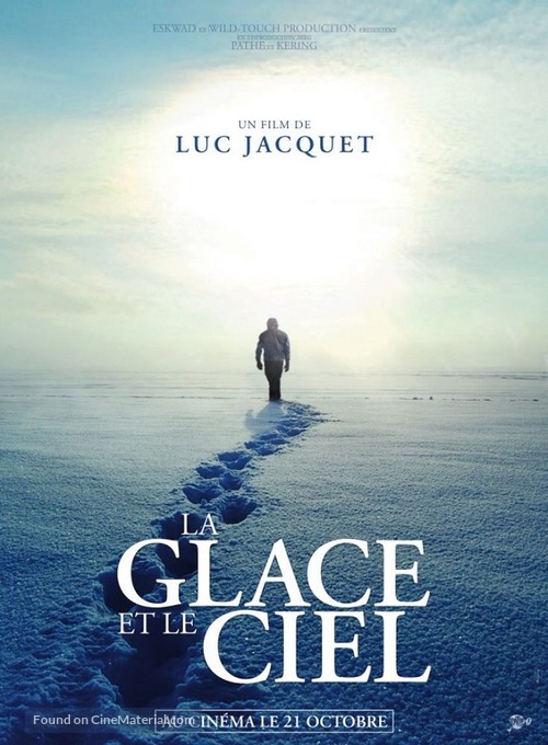 La glace et le ciel - French Movie Poster