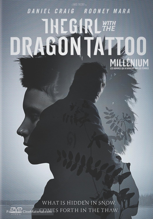 The Girl with the Dragon Tattoo - Canadian DVD movie cover