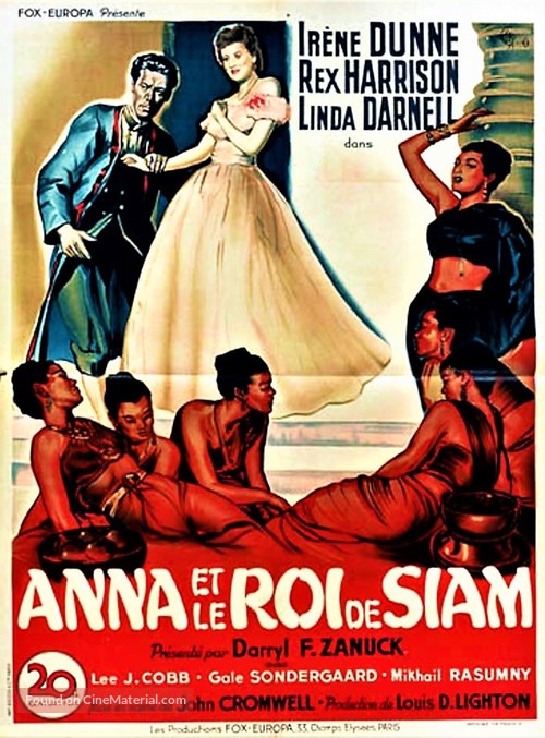 Anna and the King of Siam - French Movie Poster