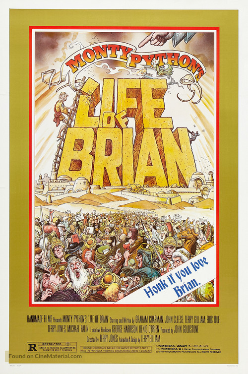 Life Of Brian - Theatrical movie poster