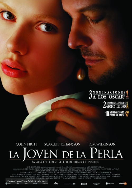 Girl with a Pearl Earring - Spanish Movie Poster