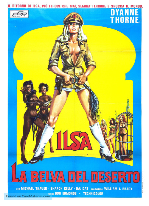 Ilsa, Harem Keeper of the Oil Sheiks - Italian Movie Poster