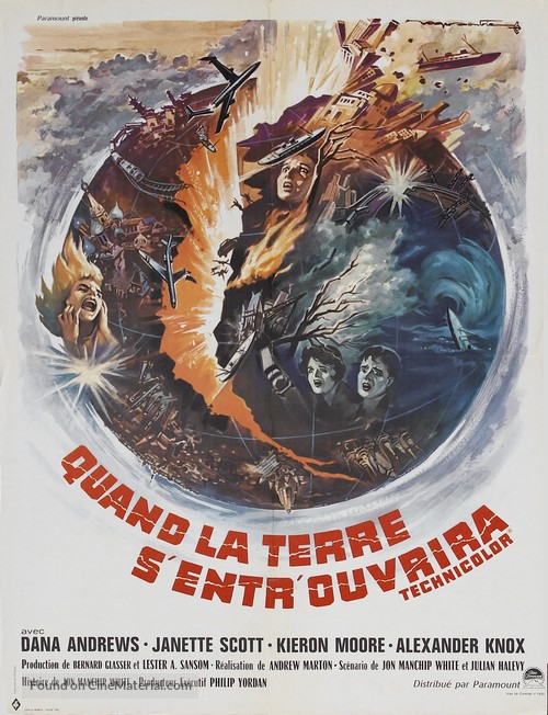 Crack in the World - French Movie Poster