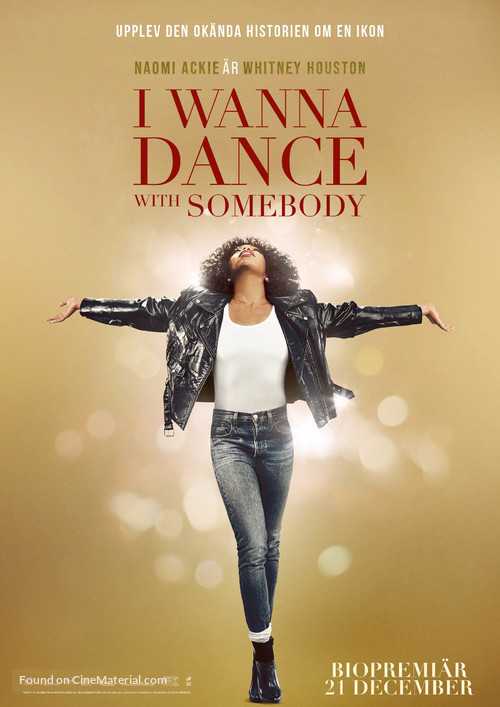 I Wanna Dance with Somebody - Swedish Movie Poster