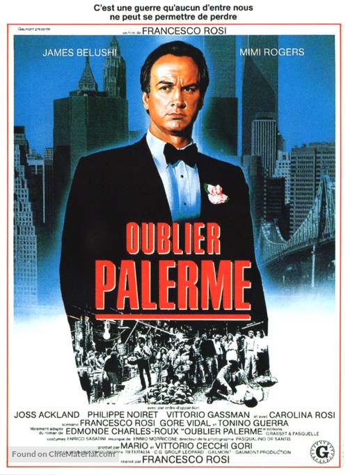 Dimenticare Palermo - French Movie Poster