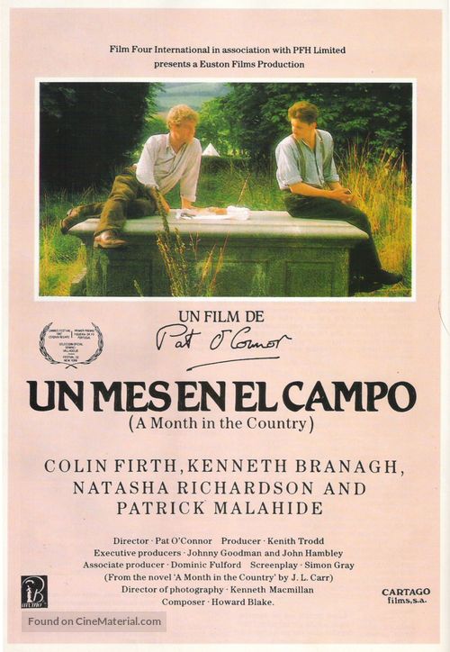A Month in the Country - Spanish Movie Poster