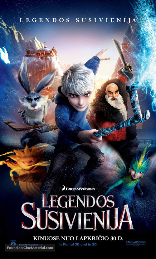 Rise of the Guardians - Lithuanian Movie Poster