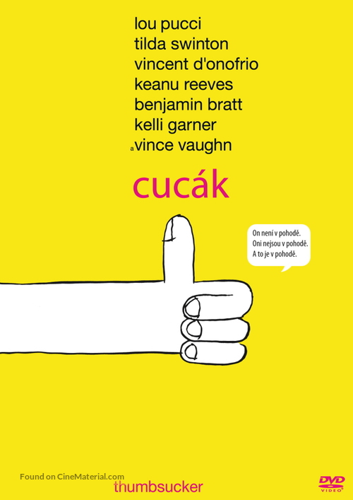 Thumbsucker - Czech DVD movie cover