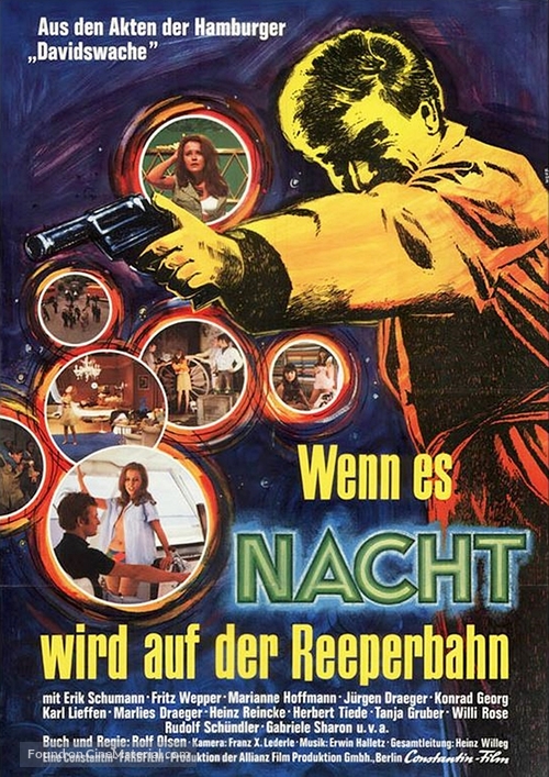 Wenn es Nacht wird auf der Reeperbahn - German Movie Poster
