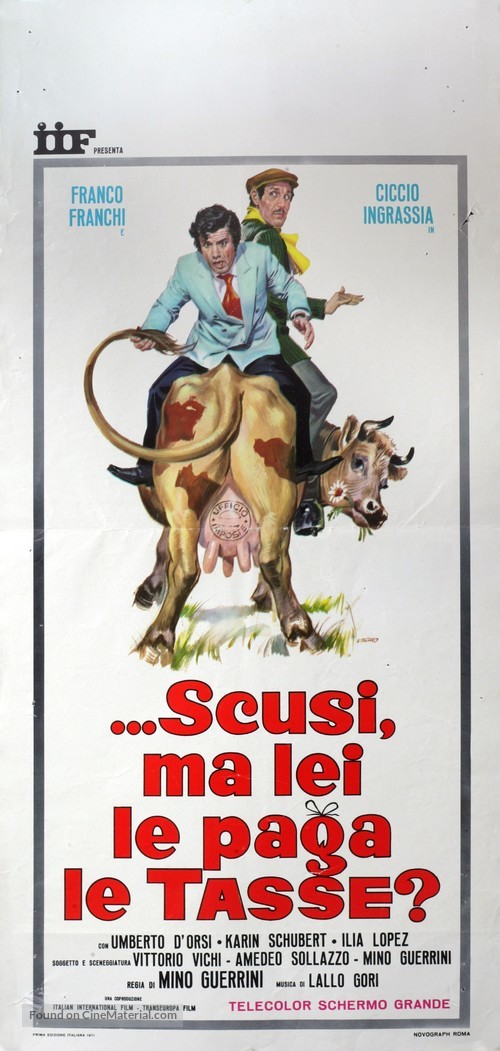 Scusi, ma lei le paga le tasse? - Italian Movie Poster