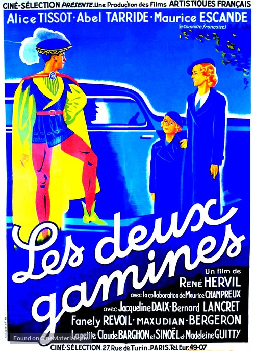 Les deux gamines - French Movie Poster