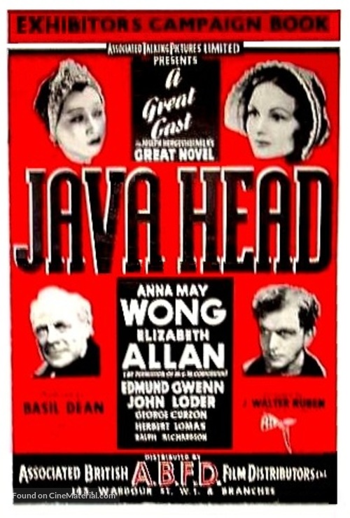 Java Head - British Movie Poster
