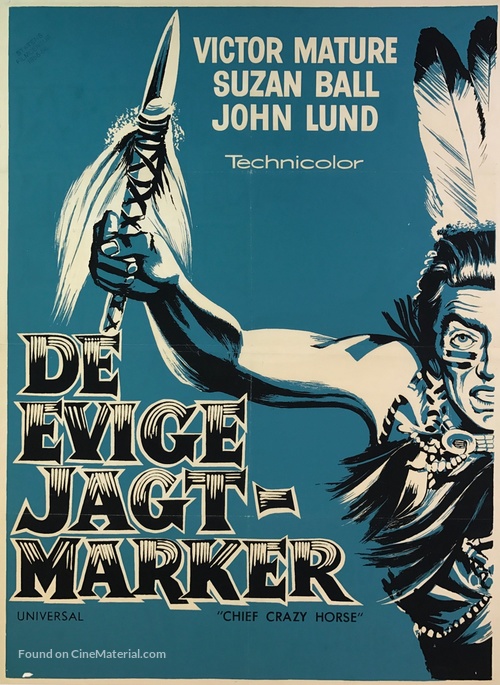 Chief Crazy Horse - Danish Movie Poster
