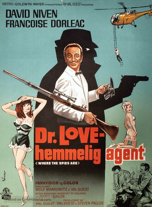 Where the Spies Are - Danish Movie Poster