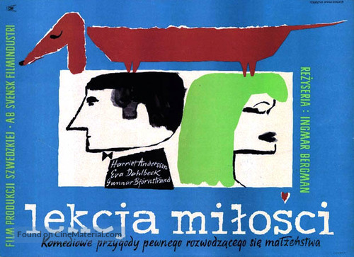 En lektion i k&auml;rlek - Polish Movie Poster