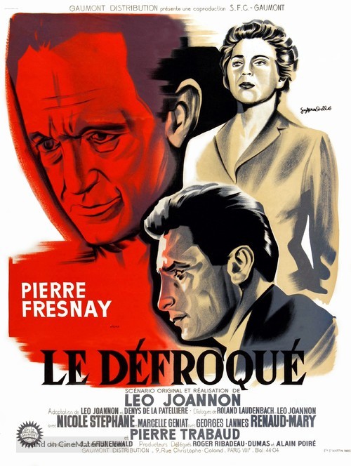 Le d&eacute;froqu&eacute; - French Movie Poster