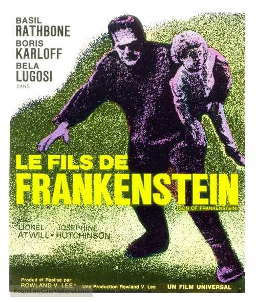 Son of Frankenstein - French Movie Poster