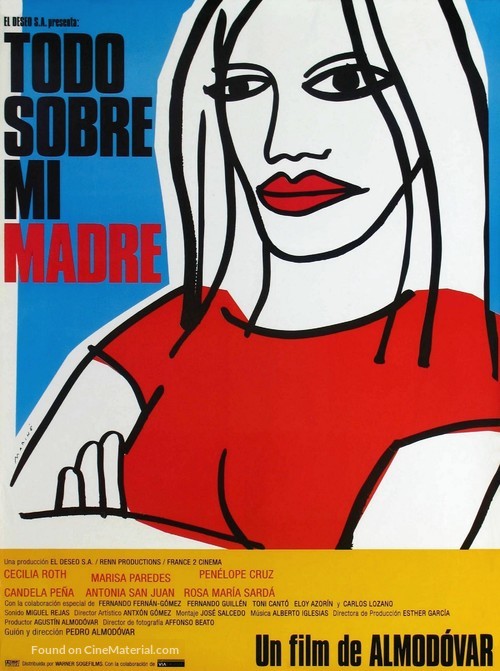 Todo sobre mi madre - Spanish Movie Poster