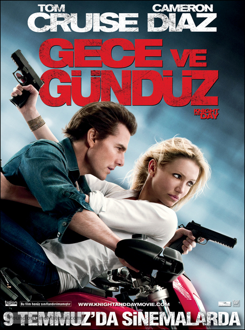 Knight and Day - Turkish Movie Poster