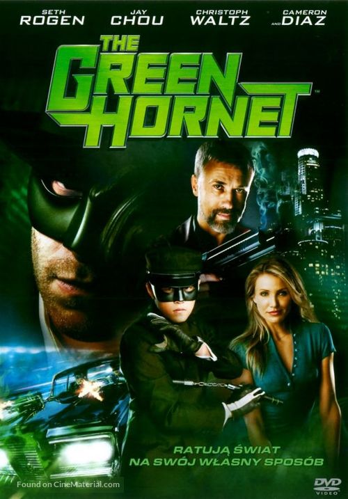 The Green Hornet - Polish DVD movie cover