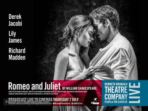 Branagh Theatre Live: Romeo and Juliet - British Movie Poster