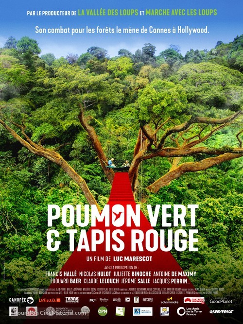 Poumon vert et tapis rouge - French Movie Poster